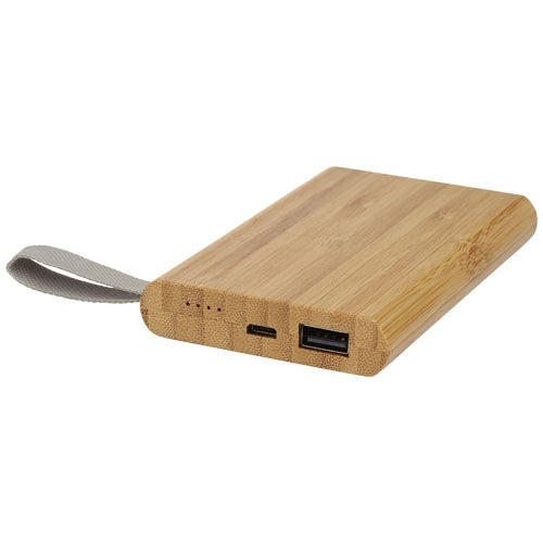 Tulda 5000 mAh powerbank af bambus