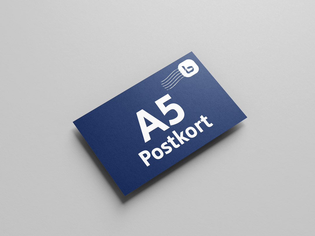 A5 Postkort