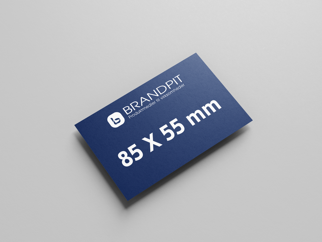 85x55mm Visitkort