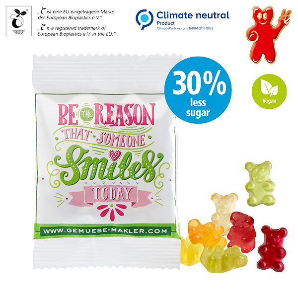 Veganske Smarte Bamser i komposterbar pose