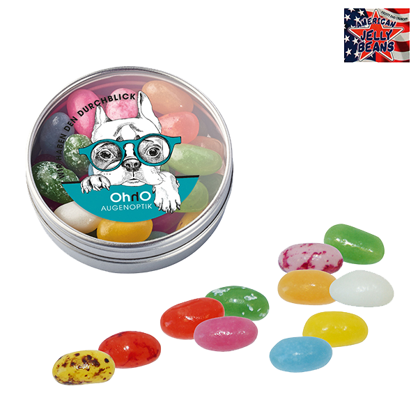 Clear æske med Amerikanske Jelly Beans