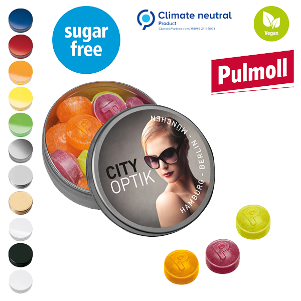 XS Pocket æske med Pulmoll Pastilles