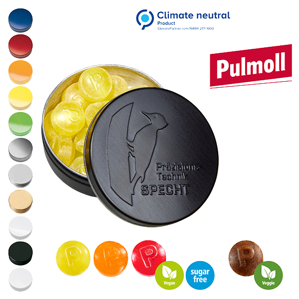 XS Pocket æske med præget låg med Pulmoll Special Edition