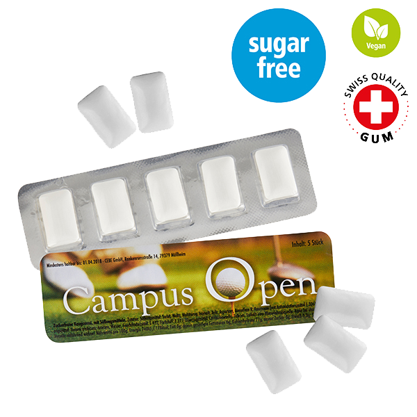 Tyggegummi i Blister Pack