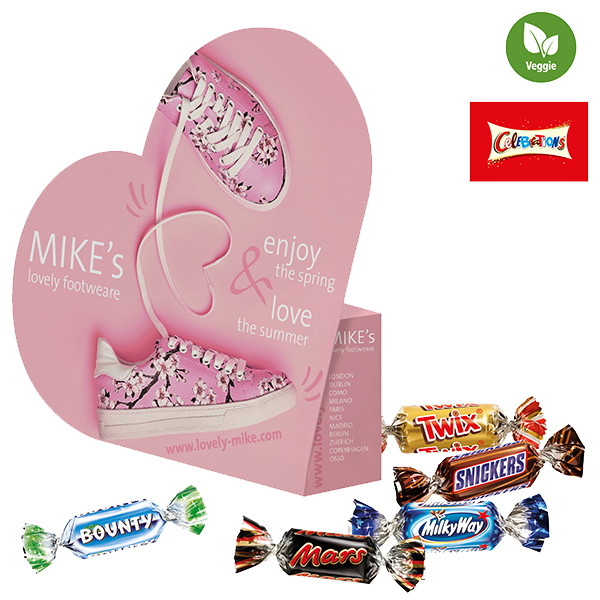 Outline-Box "Hjerte" med Celebrations®