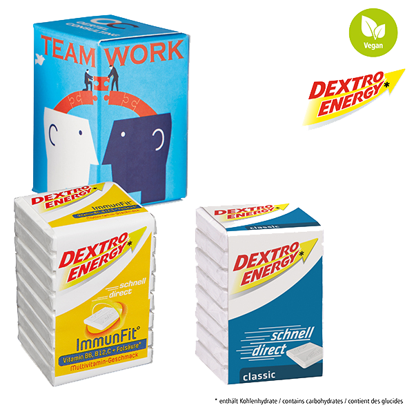 Mini Promo-Tower med Dextro Energy* Cube