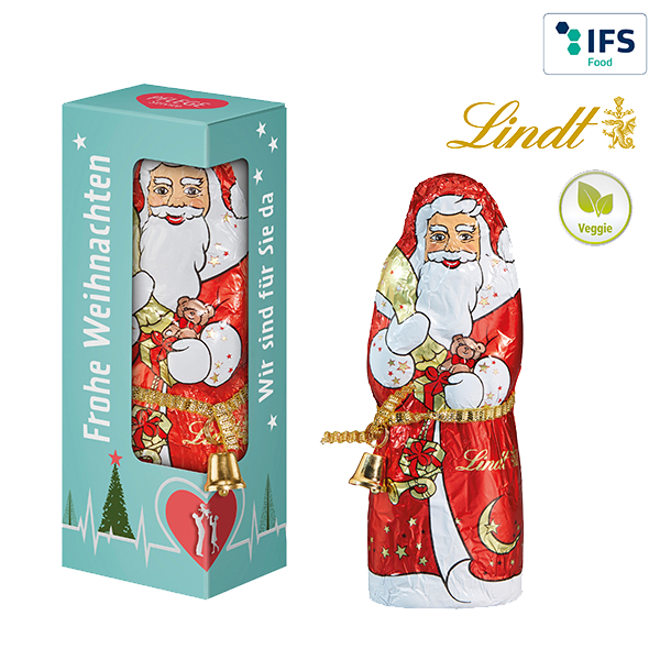 Lindt & Sprüngli Julemand i gaveæske
