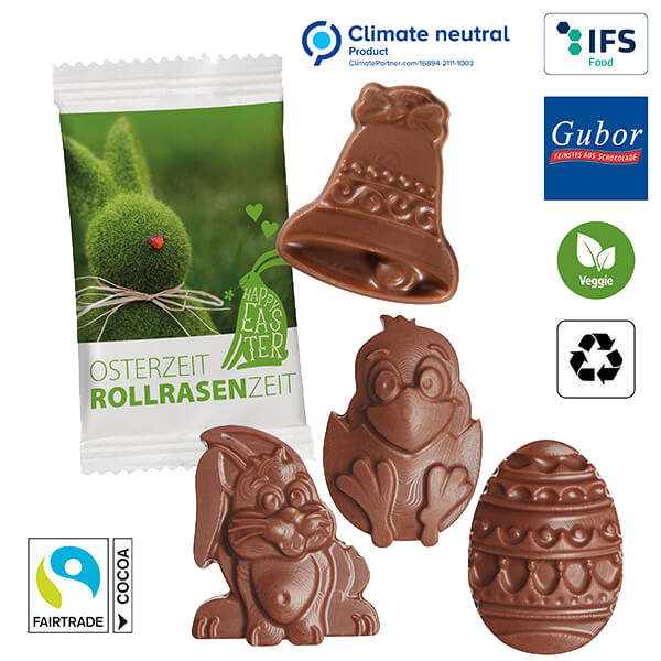 Påske chokolader i papir pose