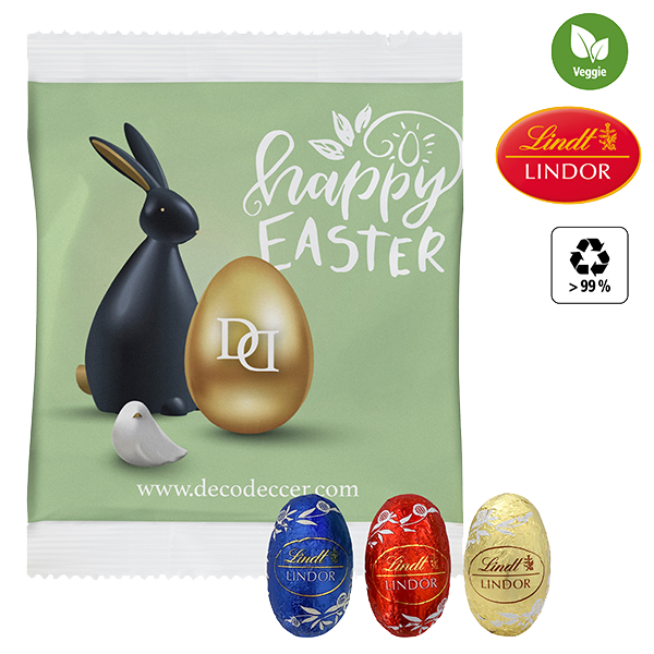 Lindor Mini Æg Trio i papirs pose