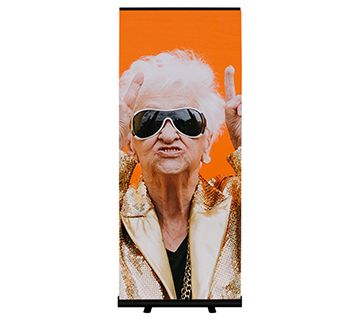 Roll-up Square Black