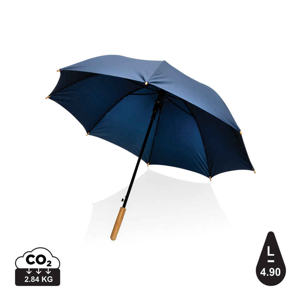 23" Impact AWARE‚ RPET 190T auto åben, bambus paraply