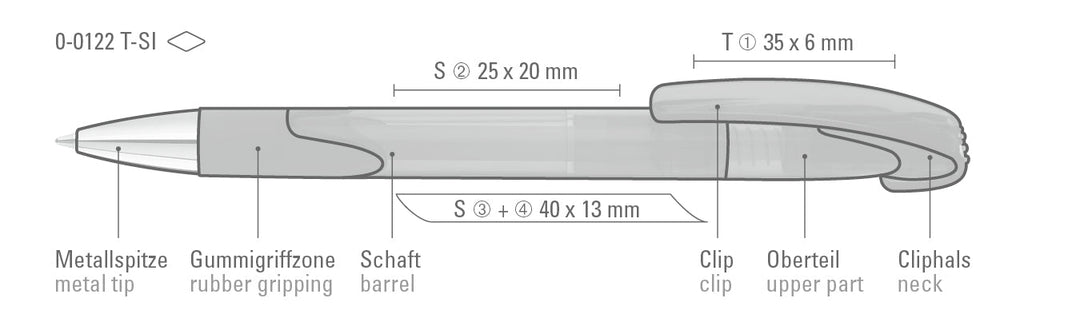 LOOK grip transparent SI