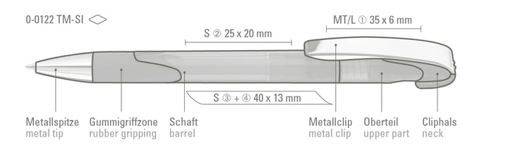 LOOK grip transparent M SI