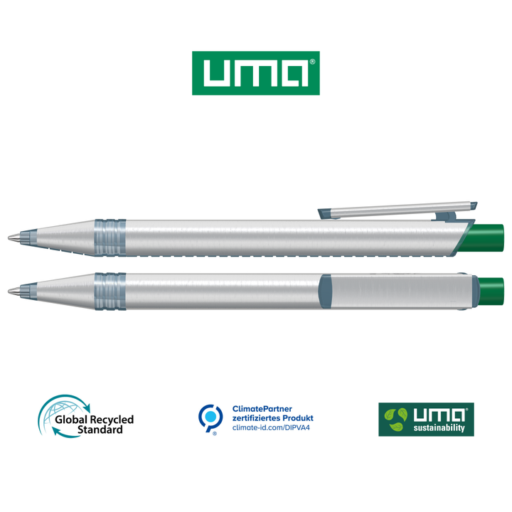 RECYCLED PET PEN ALUMA transparent