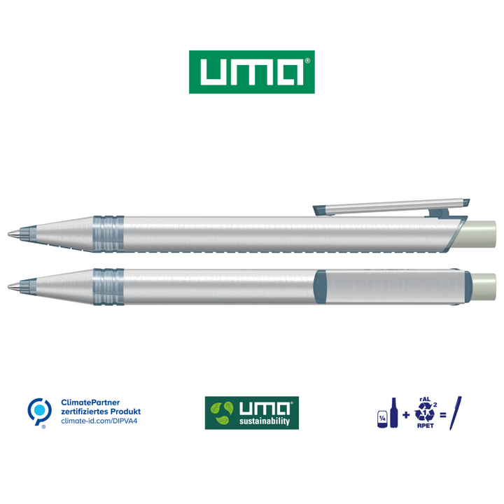 RECYCLED PET PEN ALUMA transparent
