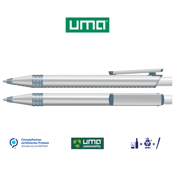 RECYCLED PET PEN ALUMA transparent