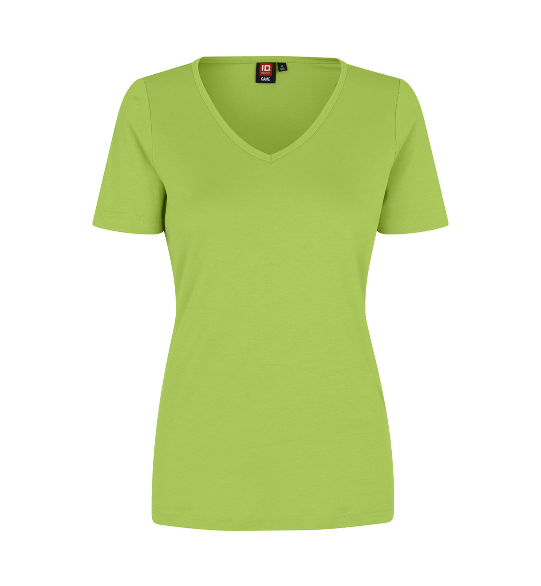 Interlock T-shirt | v-hals | dame