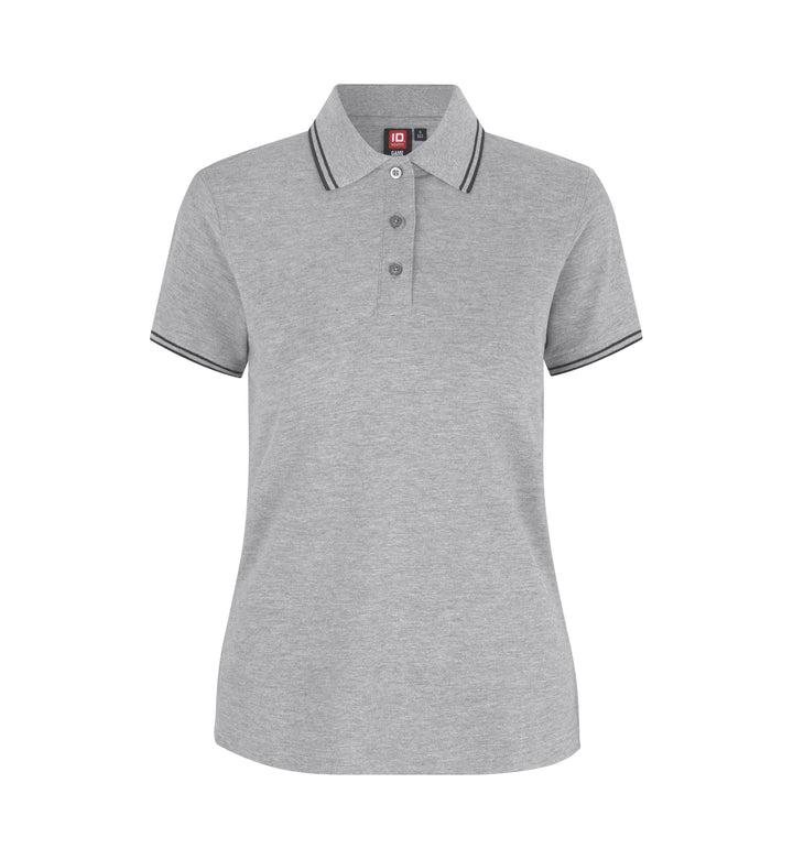 Kontrast poloshirt | stretch | dame