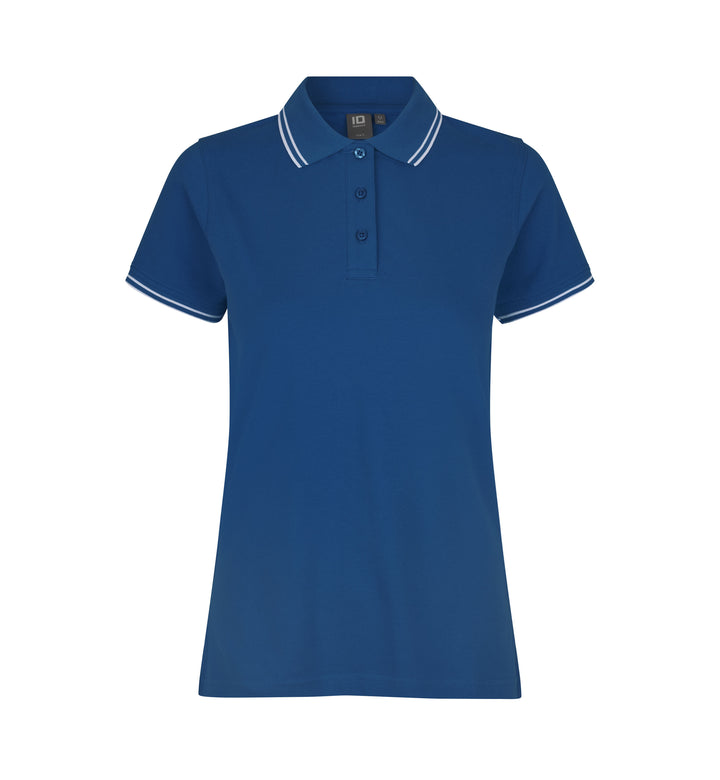 Kontrast poloshirt | stretch | dame
