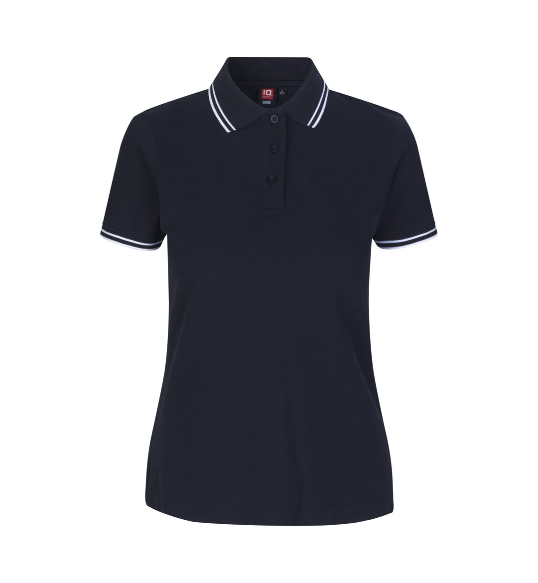 Kontrast poloshirt | stretch | dame