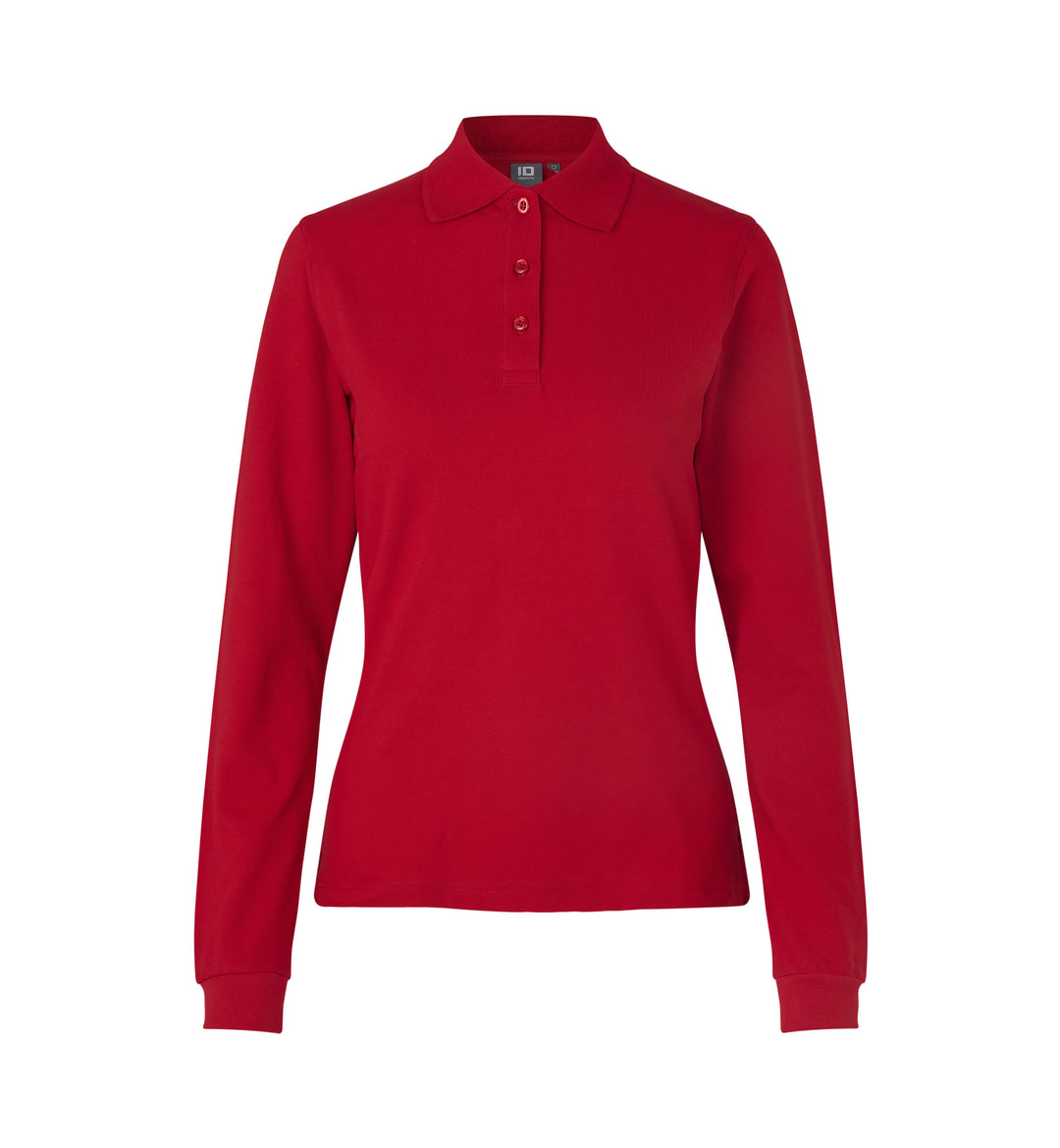 Langærmet poloshirt | stretch | dame