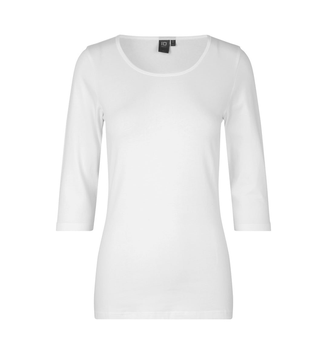 Stretch T-shirt | ¾ ærmet | dame