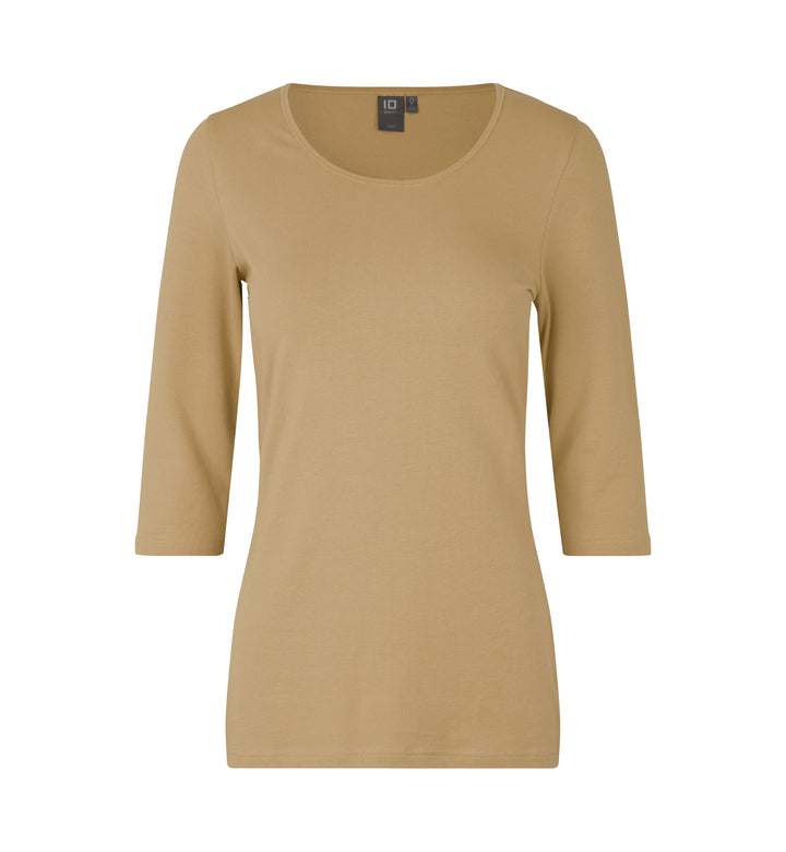 Stretch T-shirt | ¾ ærmet | dame