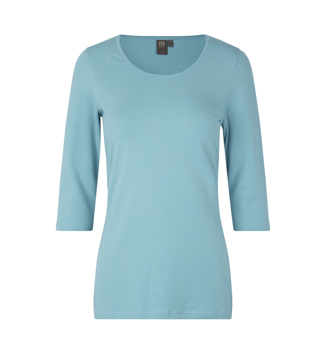 Stretch T-shirt | ¾ ærmet | dame