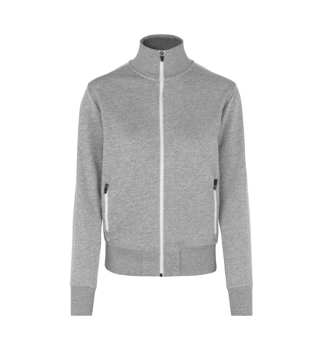 Sweat cardigan | kontrast | dame