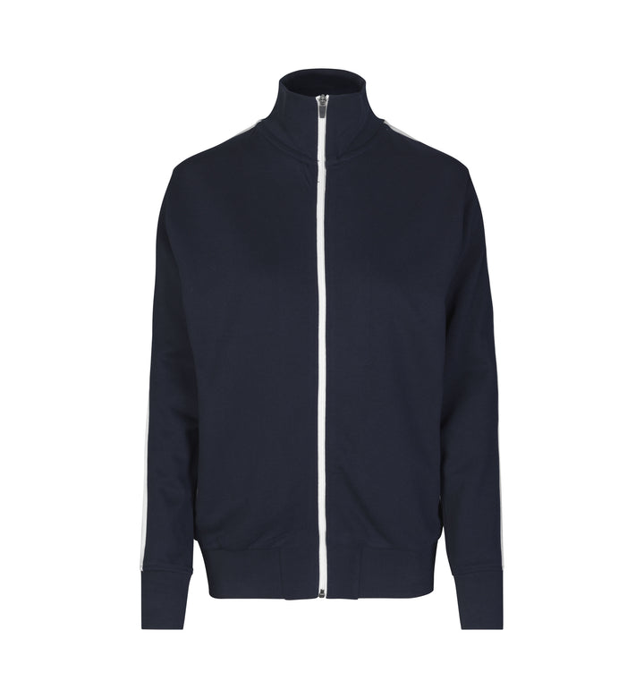 Sweat cardigan | kontrast | dame