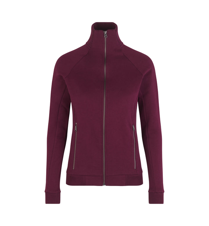 Sweat cardigan | zip | dame