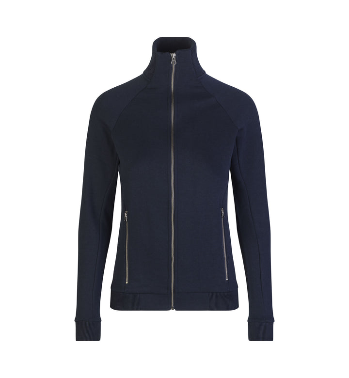 Sweat cardigan | zip | dame