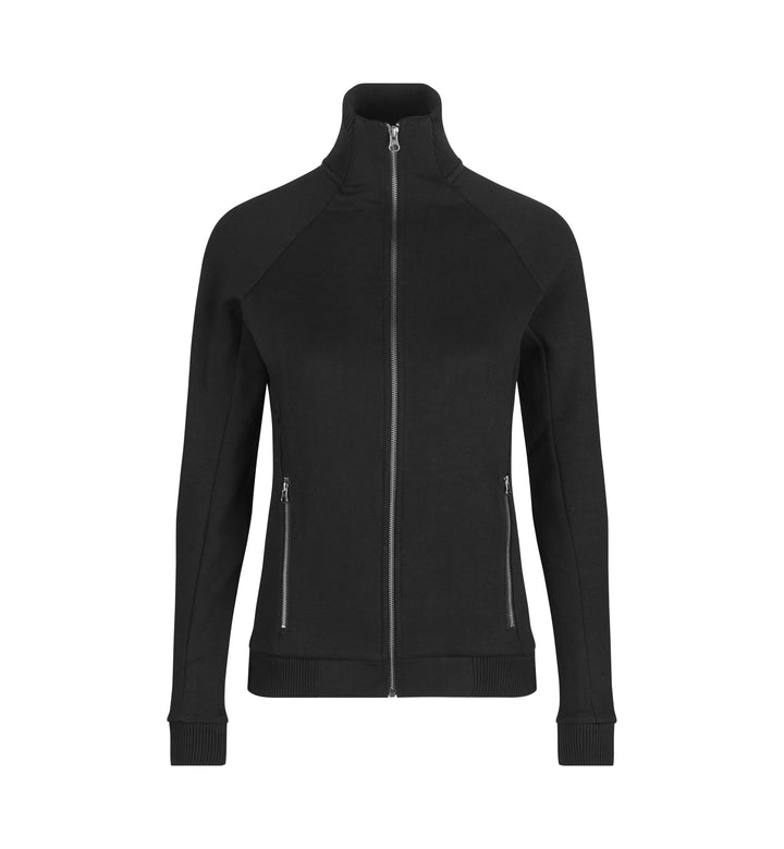 Sweat cardigan | zip | dame