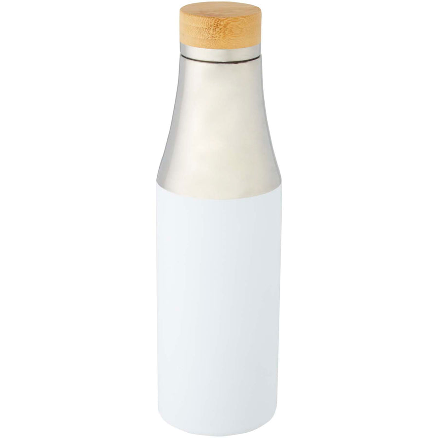 Hulan 540 ml kobber vakuum isoleret flaske i rustfrit stål med bambuslåg