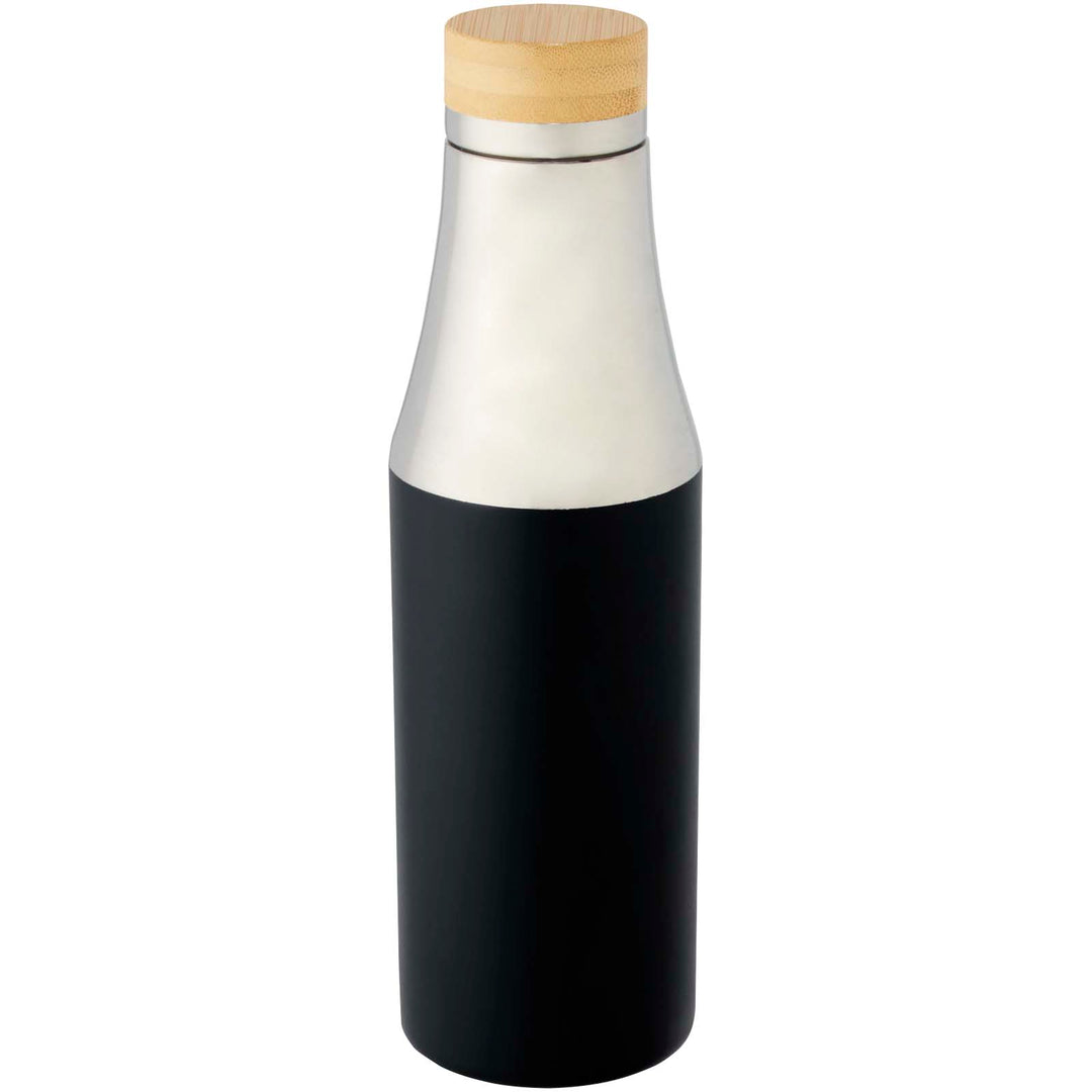 Hulan 540 ml kobber vakuum isoleret flaske i rustfrit stål med bambuslåg