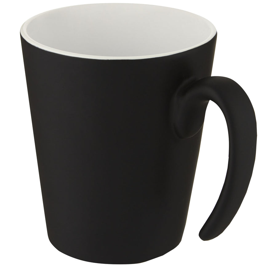 Oli 360 ml keramisk krus med håndtag