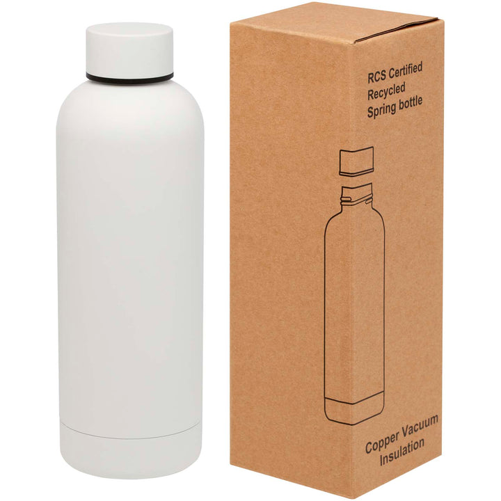 Spring 500 ml RCS certificeret recycled rustfrit stål kobbervakuumisoleret flaske