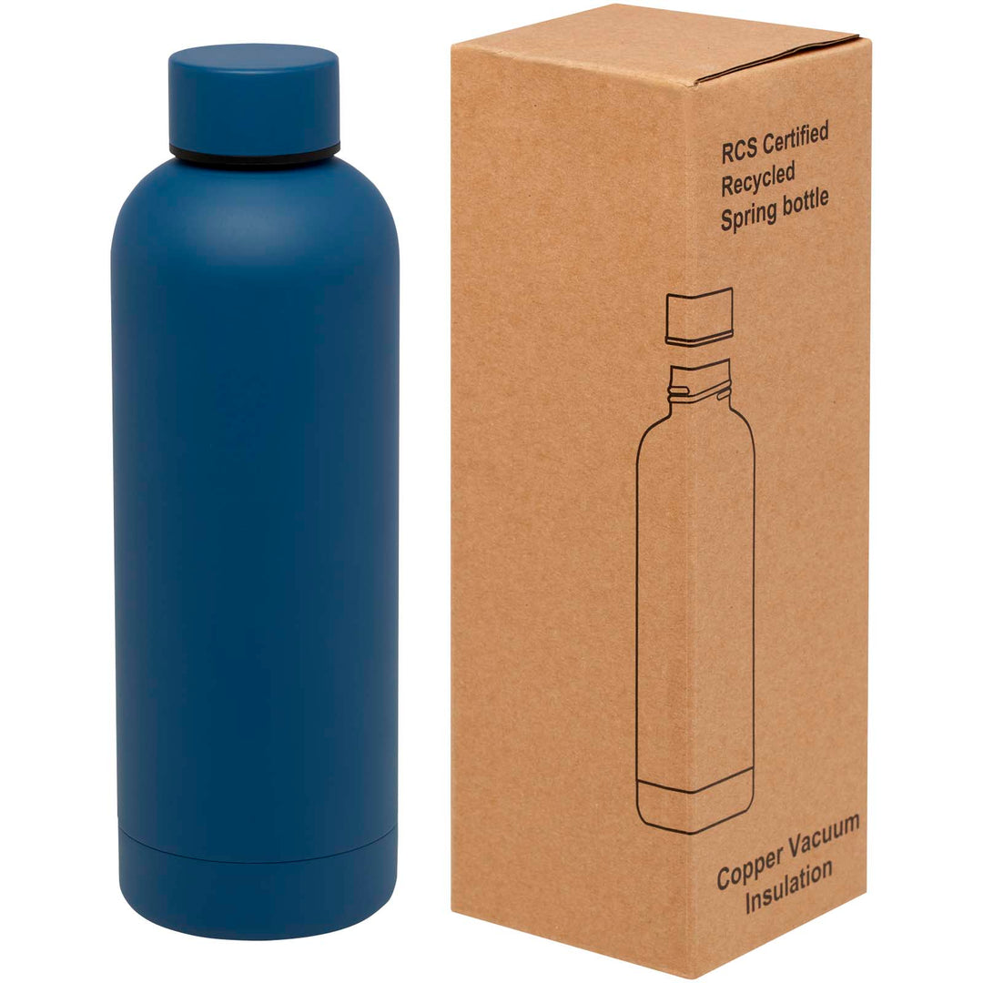 Spring 500 ml RCS certificeret recycled rustfrit stål kobbervakuumisoleret flaske