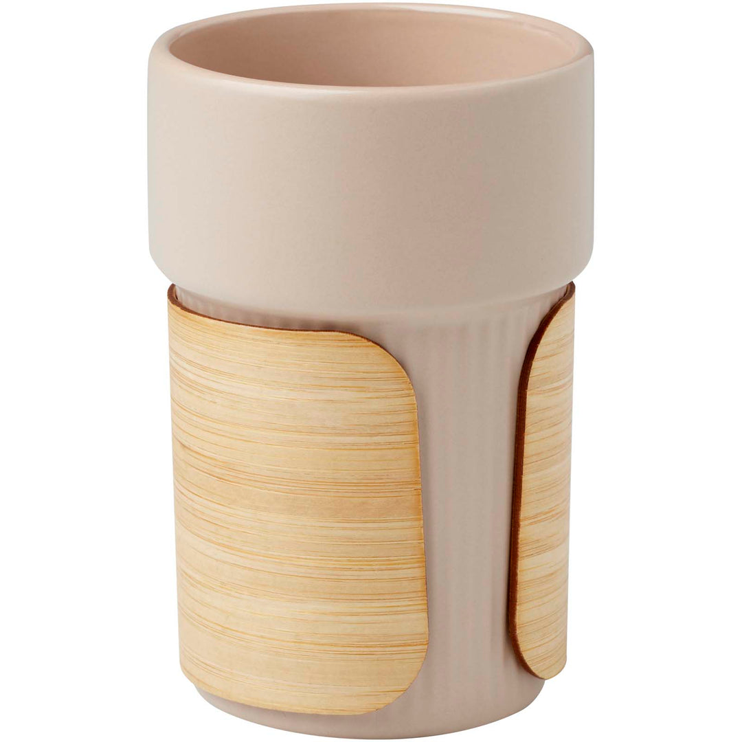Fika 340 ml krus med bambusgreb