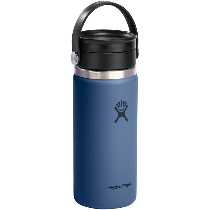 Hydro Flask isoleret rustfrit stålkrus med bred åbning, 473 ml, med Flex Sip™ låg