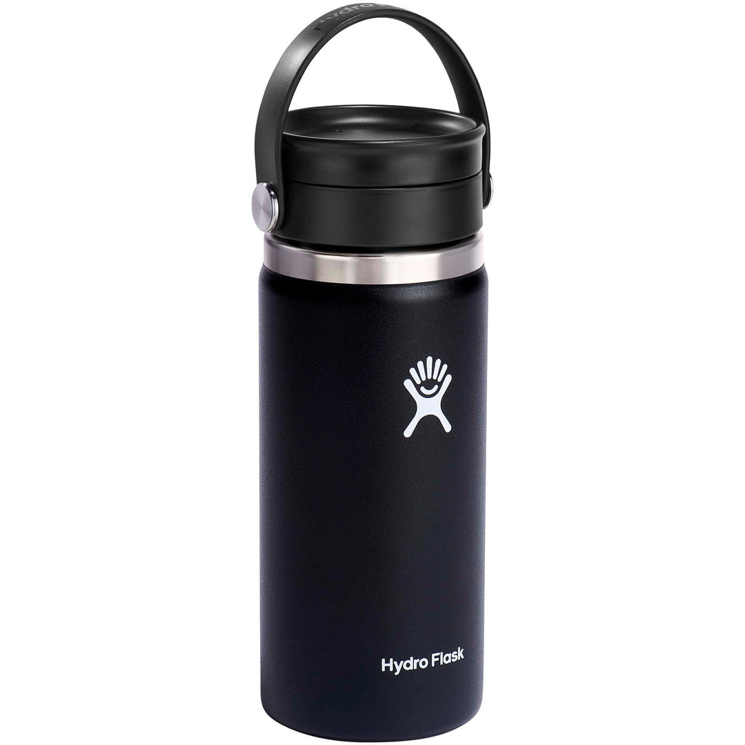 Hydro Flask isoleret rustfrit stålkrus med bred åbning, 473 ml, med Flex Sip™ låg