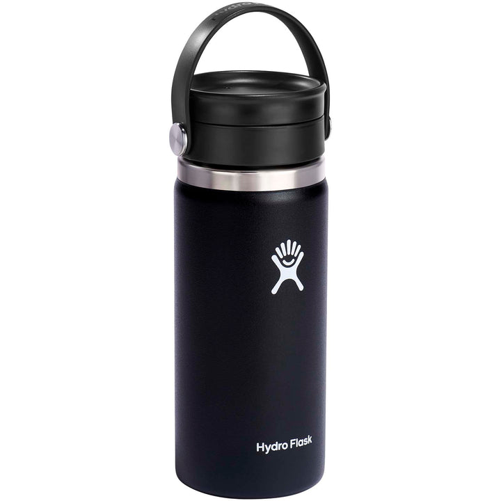 Hydro Flask isoleret rustfrit stålkrus med bred åbning, 473 ml, med Flex Sip™ låg