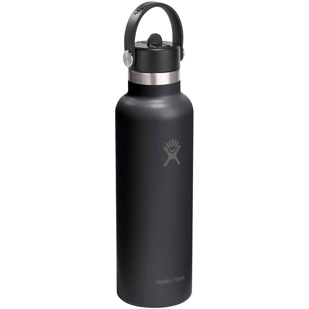Hydro Flask Standard Mouth 621 ml isoleret vandflaske i rustfrit stål med sugerørslåg