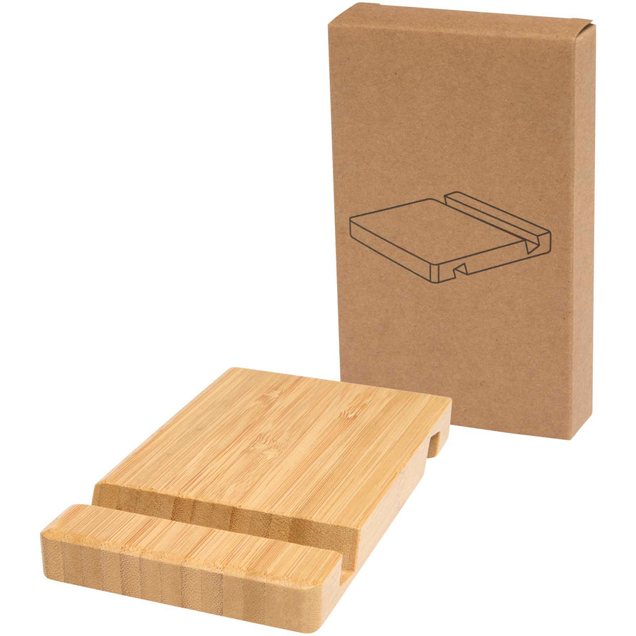 Bubup 2 vinklet tablet- og telefonholder i bambus