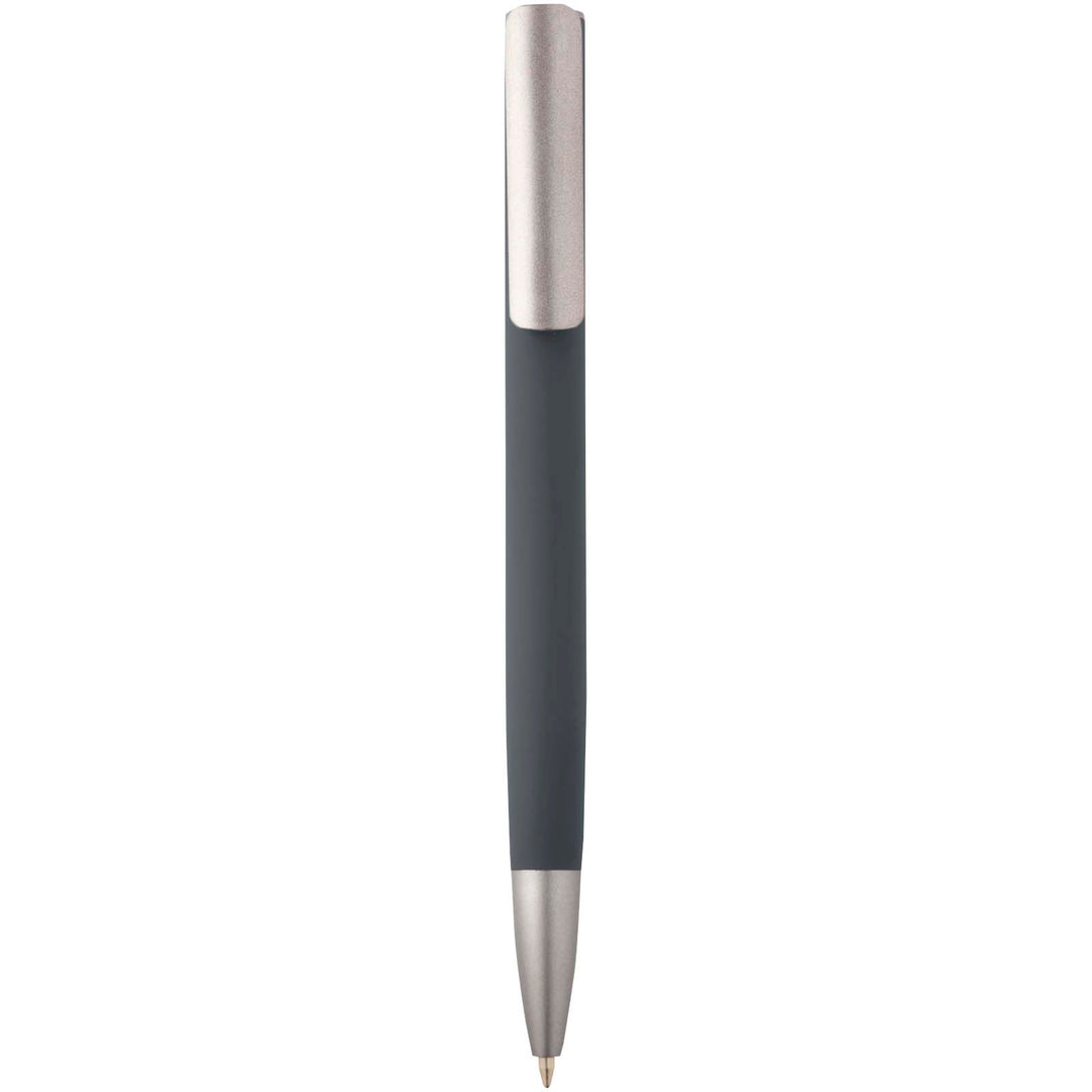 Ziguur kuglepen i genvunden aluminium (sort refill)