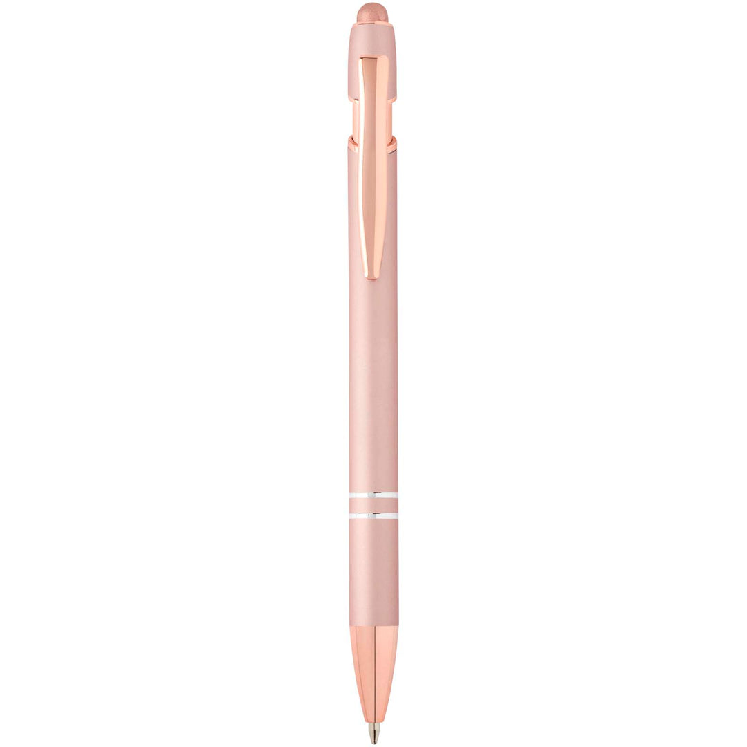 Nanna kuglepen med rosaguld finish (sort refill)