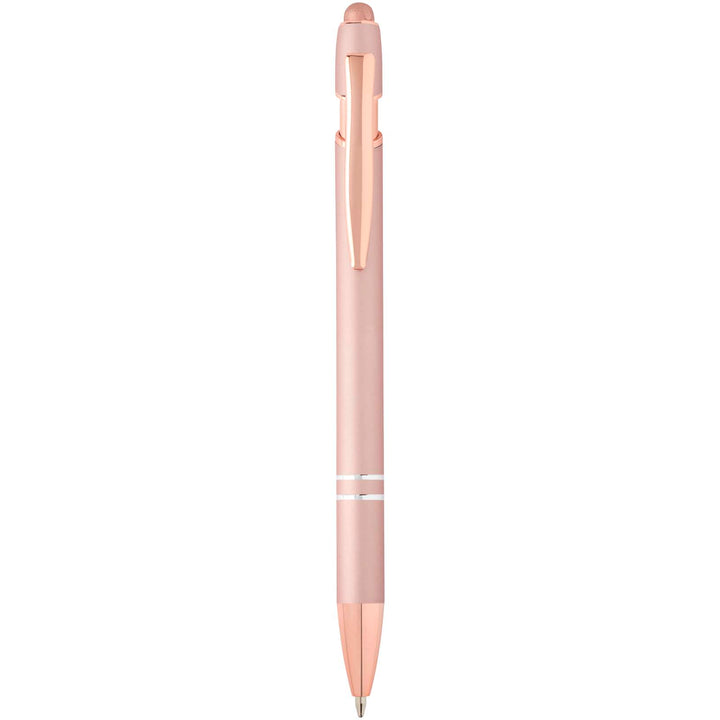 Nanna kuglepen med rosaguld finish (sort refill)