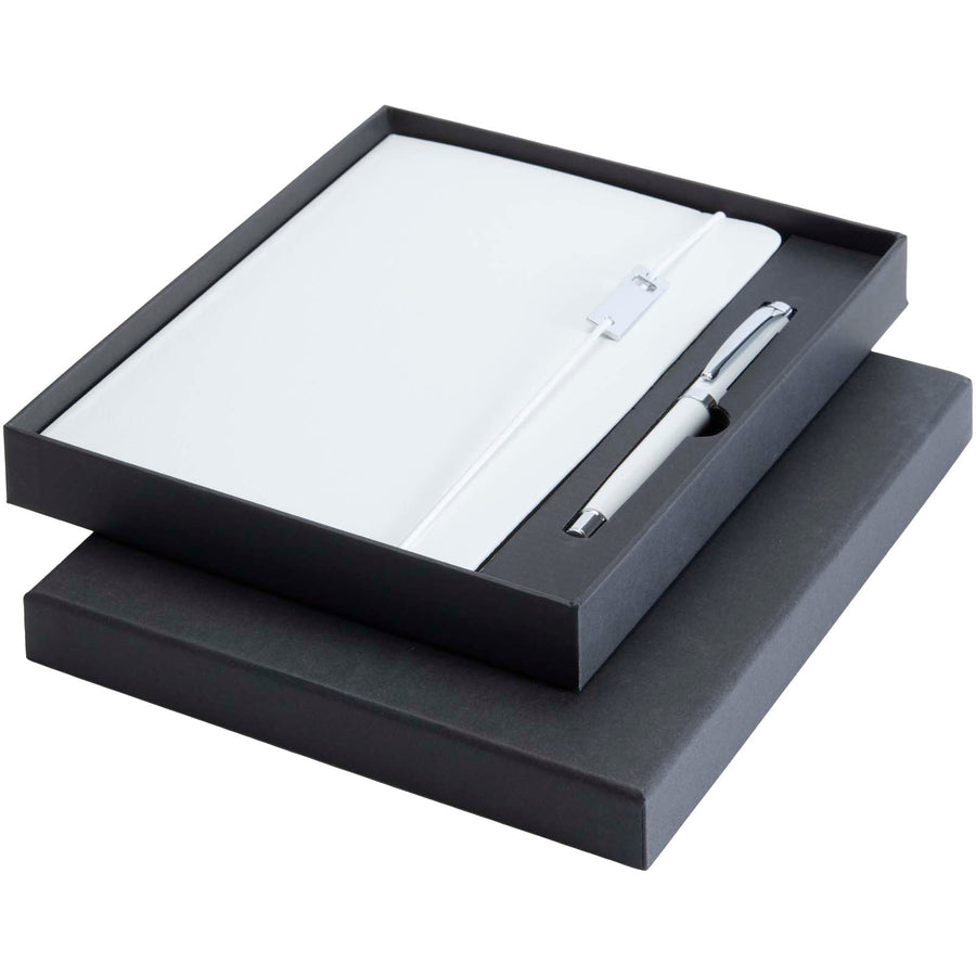 Legato Elegance hardcover notesbog i A5 og med rollerball pennesæt