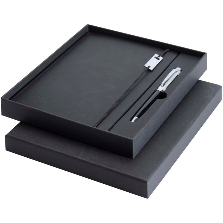Legato Elegance hardcover notesbog i A5 og med rollerball pennesæt