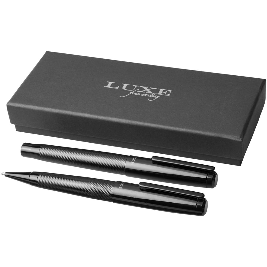 Gloss gavesæt med duo-pen (sort refill)
